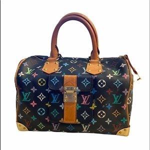 Preloved Vintage Multicolor Speedy Satchel